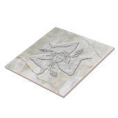 Siciliaanse  Trinacria Fresco Kijk Tegeltje (Zijkant)