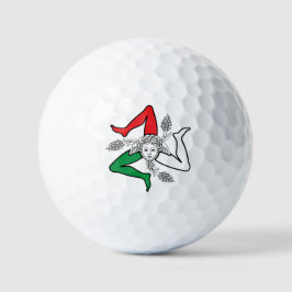 Siciliaanse Trinacria Medusa Embleem Italiaans The Golfballen
