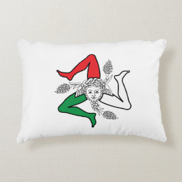 Siciliaanse Trinacria Medusa Ontwerp Accent Kussen
