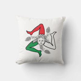 Siciliaanse Trinacria Medusa Ontwerp Kussen