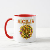 Siciliaanse Trinacria  Mok (Links)
