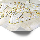 Siciliaanse Trinacria op pleister Poster (Hoek)