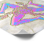 Siciliaanse Trinacria op pleister Poster (Hoek)