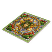 Siciliaanse Trinacria   Tegeltje (Zijkant)