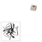 Siciliaanse Triskelion of Trinacria Stamp Rubberstempel (Gestempeld)