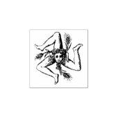 Siciliaanse Triskelion of Trinacria Stamp Rubberstempel (Afrduk)