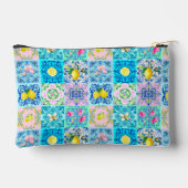 Siciliaanse turquoise citrus Mediterrane azulejo Etui (Achterkant)