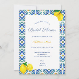 Siciliaanse uitnodiging voor een bridal