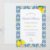 Siciliaanse uitnodiging voor een bridal (Voorkant / Achterkant)