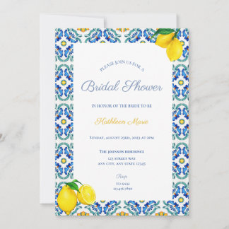 Siciliaanse uitnodiging voor een bridal