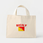 Siciliaanse vlag 1 mini tote bag (Voorkant)