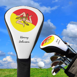 Siciliaanse vlag en monogrammed Golf Clubs Hoesjes Golfheadcover