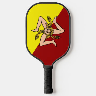 Siciliaanse vlag (Italiaanse regio) Pickleball Paddle