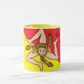 Siciliaanse Vlag mok, Siciliaanse patriot / sportk Mok (Midden)