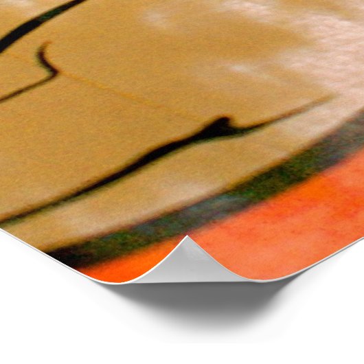 Siciliaanse vlag poster (Hoek)