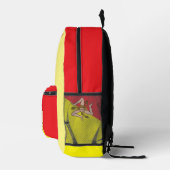 Siciliaanse Vlag Print Cut Naaizak Bedrukte Rugzak (Rechts)