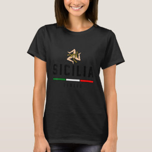 Siciliaanse vlag Sicilië Palermo Italië T-shirt