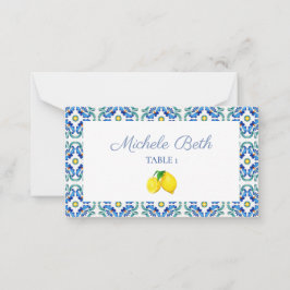 Siciliaanse Vrijgezellenfeest Notitiekaartje