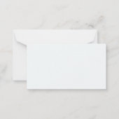 Siciliaanse Vrijgezellenfeest Recipcard Notitiekaartje (Achterkant)