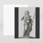 Siciliaanse vulkanische genade kunst van de heilig (Voorkant / Achterkant)