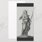 Siciliaanse vulkanische genade kunst van de heilig (Voorkant / Achterkant)