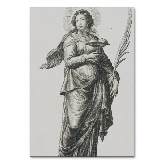 Siciliaanse vulkanische genade kunst van de heilig kaart (Voorkant)