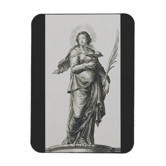 Siciliaanse vulkanische genade kunst van de heilig magneet (Verticaal)