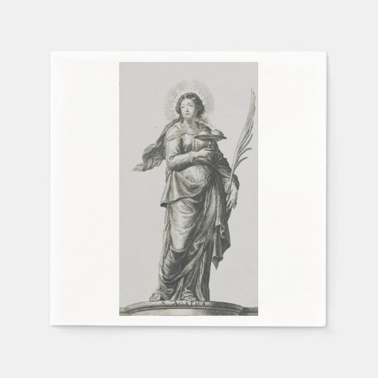 Siciliaanse vulkanische genade kunst van de heilig servet (Voorkant)