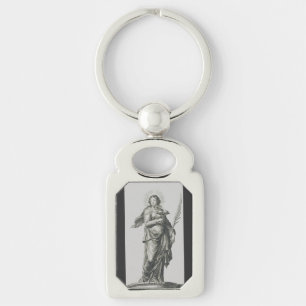 Siciliaanse vulkanische genade kunst van de heilig sleutelhanger