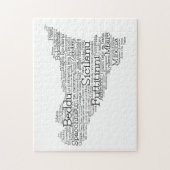 Siciliaanse Word-kaart Legpuzzel (Verticaal)