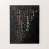 Siciliaanse Word-kaart Legpuzzel (Verticaal)