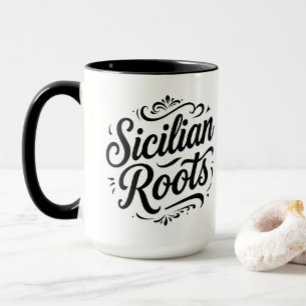 Siciliaanse wortels – Elegante Italiaanse erfgoed  Mok