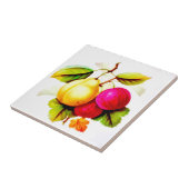 Siciliaanse zomerlente en pruimelroet tegeltje (Zijkant)