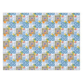 Siciliaanse zon, citroen, majolica, tafelkleed (Voorkant (Horizontaal))