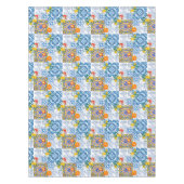 Siciliaanse zon, citroen, majolica, tafelkleed (Voorkant)