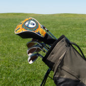 Siciliaanse Zon Gezicht Driver Hoes Golfheadcover (Insitu)