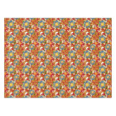 Siciliaanse zon, halve maan, zomer, majolica, citr tafelkleed (Voorkant (Horizontaal))