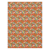 Siciliaanse zon, halve maan, zomer, majolica, citr tafelkleed (Voorkant)