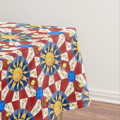 Siciliaanse zon, majolica, tafelkleed (Voorbeeld)