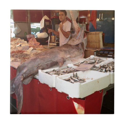 siciliaanse zwaardvechter tegeltje (Voorkant)