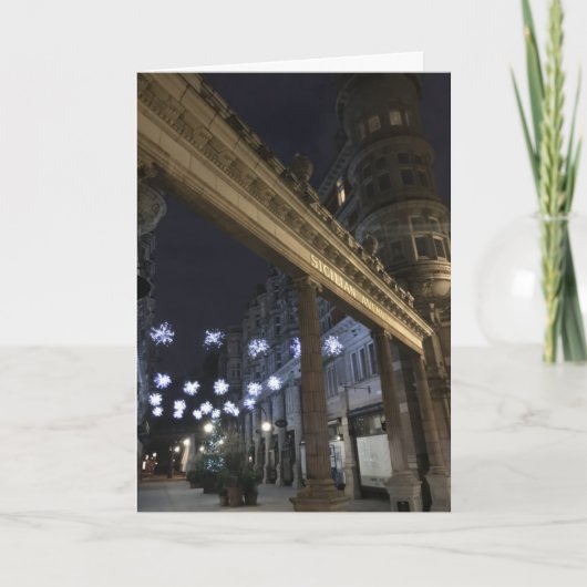 Sicilian Avenue Holborn London kerstfoto Kaart (Voorkant)