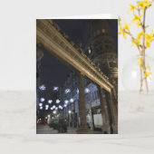 Sicilian Avenue Holborn London kerstfoto Kaart (Gele Bloem)