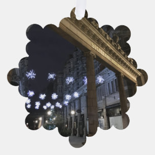 Sicilian Avenue Holborn London kerstfoto Ornament Kaart