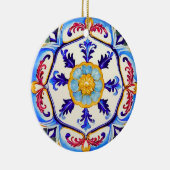 Sicilian Baroque Flower I Keramisch Ornament (Rechts)