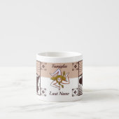 Sicilian Family Personalized Espresso cup Kop (Voorkant)
