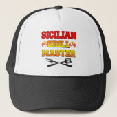 Sicilian Grill Master Trucker Pet (Voorkant)