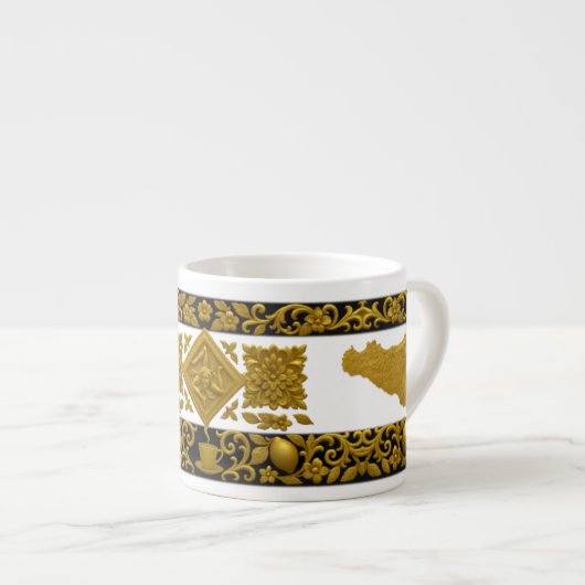 Sicilian Pattern Espresso cup Espresso Kop (Voorkant rechts)