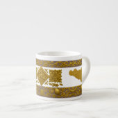 Sicilian Pattern Espresso cup Kop (Voorkant rechts)
