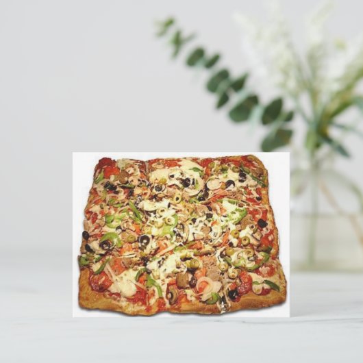 SICILIAN PIZZA PIE BRIEFKAART (Staand voorkant)