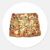 SICILIAN PIZZA PIE RONDE STICKER (Voorkant)